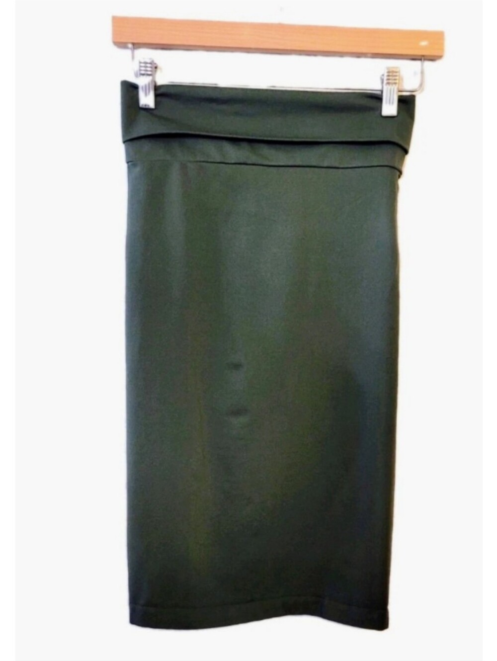 Wolford High Waist Little Black Skirt Pencil Tube Size XS Stretch Office Siren